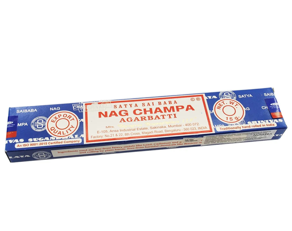 Incenso Indiano Nag Champa – Tradição, espiritualidade e boas vibrações.