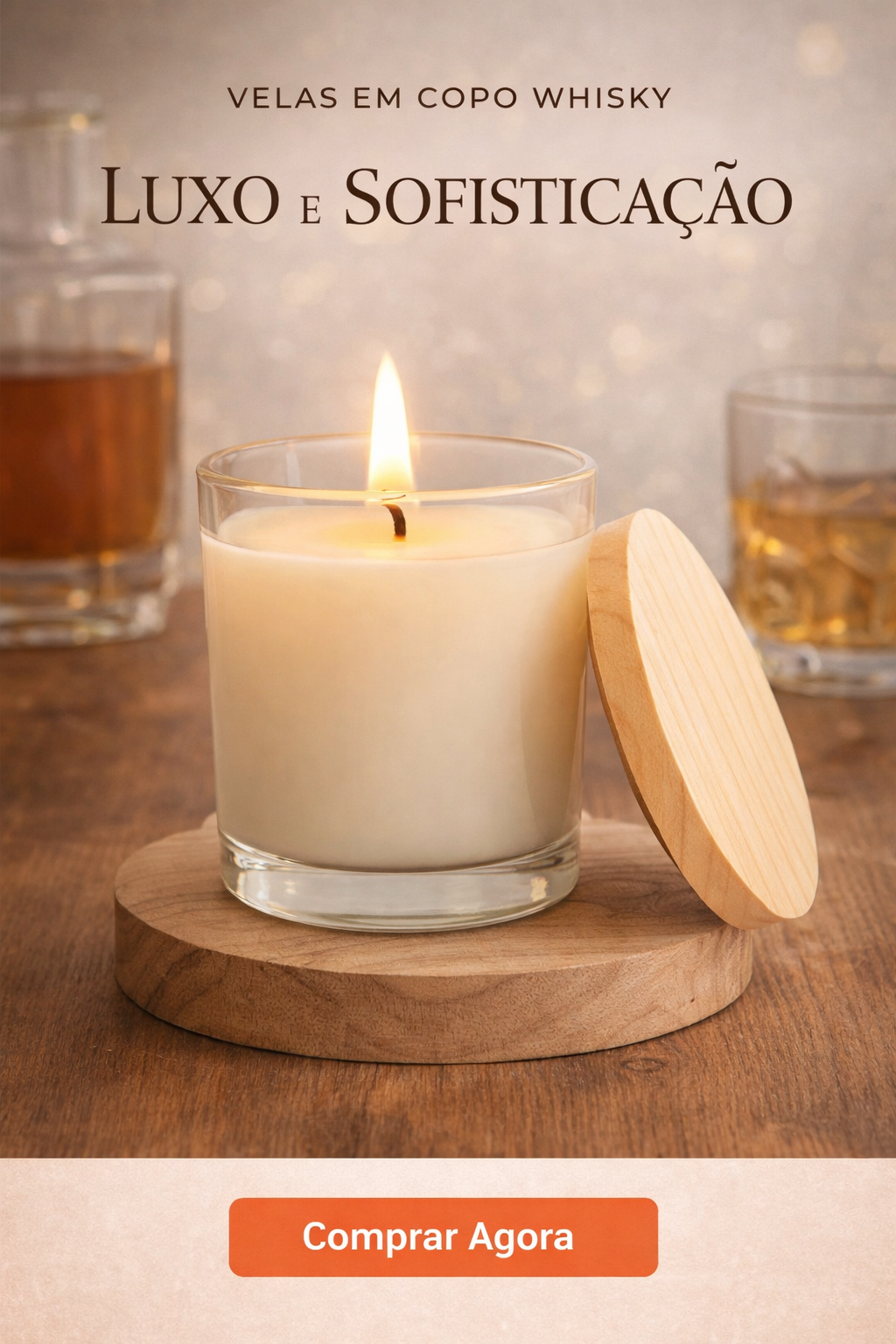 Velas personalizadas sob encomenda