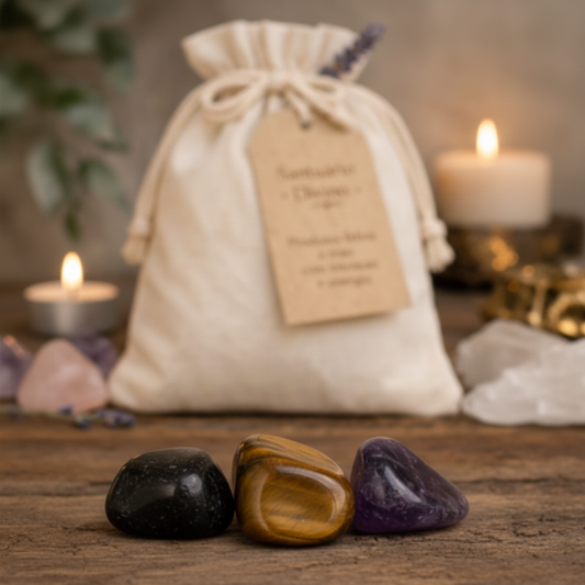 Kit Cristais Proteção Espiritual