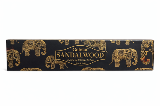 Incenso Indiano Goloka Sândalo (Sandalwood) Massala – Paz Interior e Boas Energias