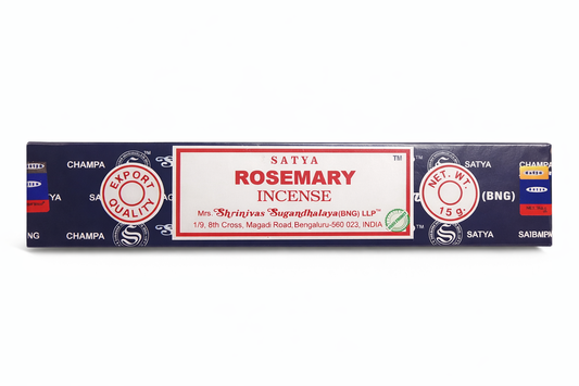 Incenso Indiano Satya Alecrim (Rosemary) Massala – Renovação e Energia Positiva