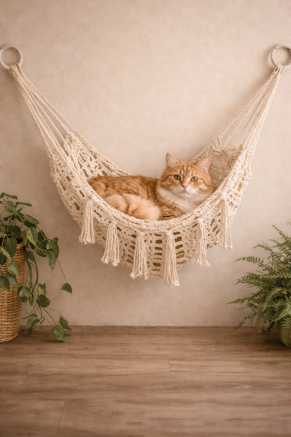 Rede para pet de Crochê