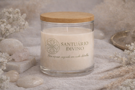 Vela Perfumada Chá Branco – Serenidade 100g