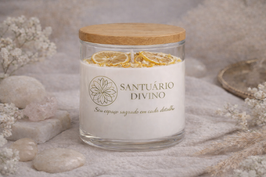 Vela Perfumada Limpeza Energética – Limão Siciliano 100gr