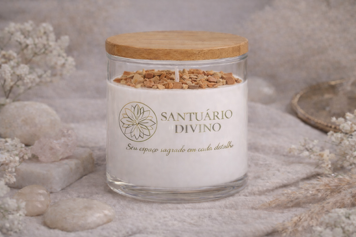 Vela Perfumada Meditação e Espiritualidade – Sândalo 100gr