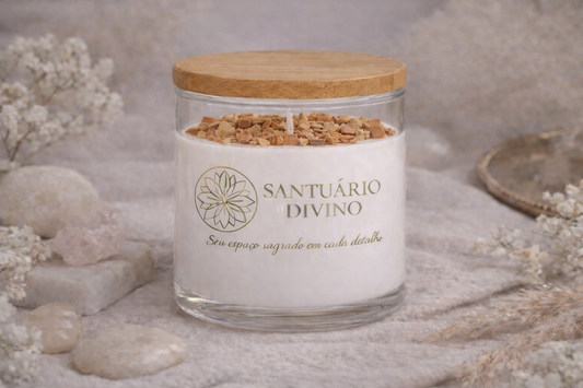 Vela Perfumada Meditação e Espiritualidade – Sândalo 100gr